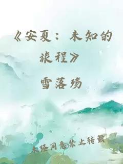 《安夏：未知的旅程》