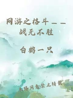 网游之格斗——战无不胜