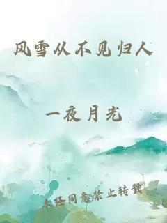 风雪从不见归人