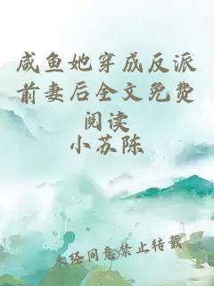 咸鱼她穿成反派前妻后全文免费阅读