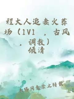 程大人追妻火葬场（1V1 ，古风，调教）