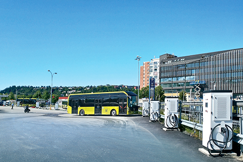 挪威特隆赫姆城市公交充电站项目
